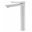 Grifo de lavabo alto monomando Dinamarca blanco mate de Imex